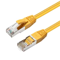MicroConnect CAT6A S/FTP nettverkskabel 10m, Gul, 1 Stykk, SEN-W125878156