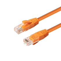 MicroConnect CAT6A UTP 0,25m Oransje LSZH, 1 Stykk, SEN-W127067711