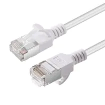 MicroConnect CAT6A U-FTP Slim, LSZH, 2m nettverkskabel, hvit, 1 Stykk, SEN-W128178651