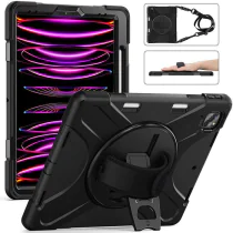 eSTUFF AUSTIN Defender-deksel til iPad Pro 13 2024 - Svart, 1 Stykk, SEN-W128879410