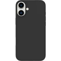eSTUFF iPhone 16 INFINITE RIGA Silikondeksel - Svart - 76% resirkulert materiale, 1 Stykk, SEN-W128884797