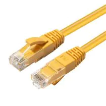 MicroConnect CAT6A UTP nettverkskabel 0,15m, Gul, 1 Stykk, SEN-W128912394