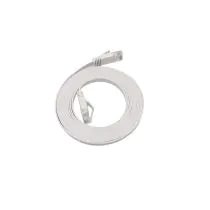 MicroConnect CAT6a U/UTP FLAT Nettverkskabel 3m, Hvit, 1 Stykk, SEN-W128998289
