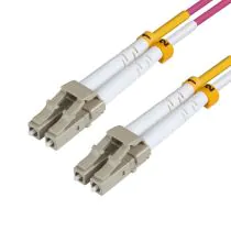 MicroConnect Optisk fiberkabel, LC-LC, Multimodus, Dupleks, OM4 (Erica Violet) 70m, 1 Stykk, SEN-W129034373
