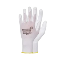Gloves Pro Thin Leaf Grips Arbeidshansker, Hvit/lilla, 12 Par, SGP-5604-060-WHT-6, str. 6