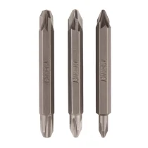 HiKOKI dobbeltsidige Phillips/Pozidriv-bits 1/4" 60 mm 3-pk