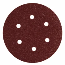 HiKOKI sliperondell 150 mm P180 rød borrelås 10-pk
