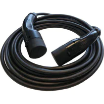 Ladekabel Type 2 16A 11 kW 5 m med Tesla-knapp – Chargeking