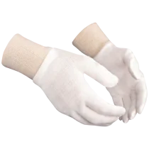 Guide 4301 Polyester/bomull innerhanske, 12 Par