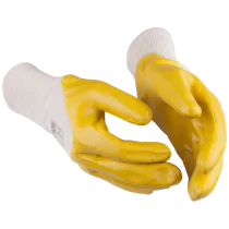 Guide 807 Knokedyppet nitril arbeidshanske, 12 Par