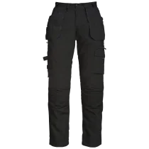 Texstar Håndverksbukse – Svart (Størrelser: 25/30–36/30, 27/32–36/32, 28/34–36/34), SSK-131