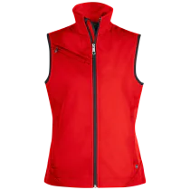 Texstar Softshellvest – Varm, moderne design (Farger: Rød, Marineblå, Svart; Størrelser: XS–2XL), SSK-086