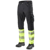 L.Brador Hi-Vis Bukse – Slitesterk, Komfortabel (Gul), SSK-717