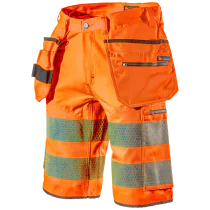 L.Brador Hi-Vis Shorts – God Slitestyrke, Optimal Komfort (800053246, Oransje, 1 Stykk, størrelse-44)