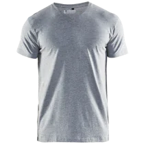 Blåkläder T-skjorte – Slank Passform, Grå Melange, 1 Stykk, SSK-B528