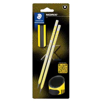 Staedtler Norix Blyanter – Ergonomisk Design, Høy Kvalitet (STA181SBK21, Gul, 1 Eske)