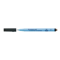 Staedtler Lumocolor Correctable Penn – Tørkebar, Langvarig (STA305F9, Svart, 10 Eske)