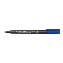 Staedtler Lumocolor Penn – Hurtigtørkende, Permanent (STA3183, Blå, 10 Eske)