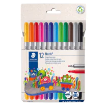 Staedtler Filtpenn Noris Club Duo – Vaskbar, Ventilert Kork (STA320C12, 1 Eske)
