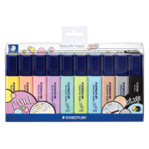Staedtler Overstrykningspenn Textsurfer – Langvarig og Vannbasert (STA364CWP10, Flerfarget, 5 Eske)