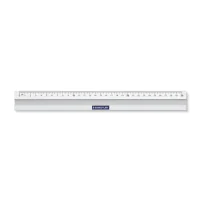 Staedtler Linjal Metall – Sklisikker Gummi, 30 cm (STA56330, 1 Eske)
