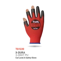 Traffi X-DURA 3-DIGIT TG1220 - Kutthansker, 10 Par